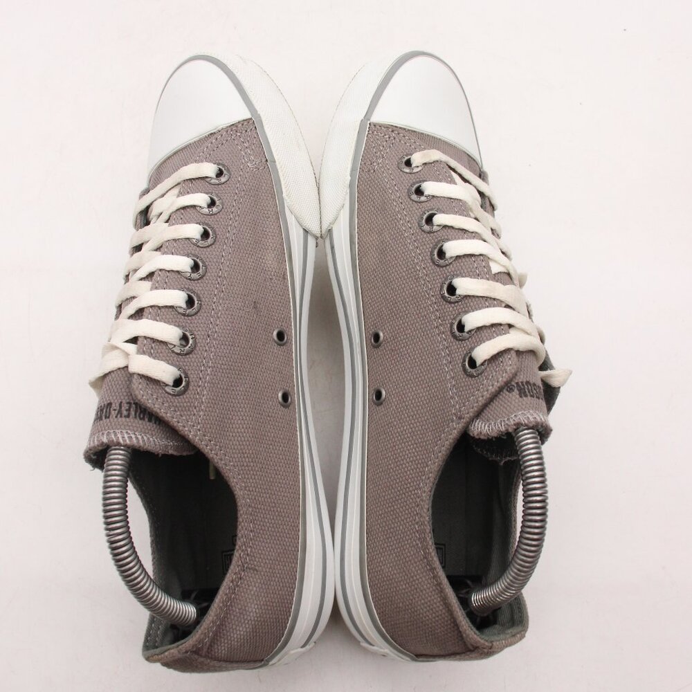 Harley Davidson Rascal Gray Low Top Men's Size 9 Sneakers Canvas Style D93241 - Picture 6 of 10
